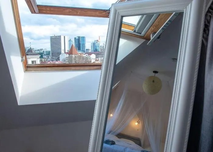 Floor With Two Balconies In The Old Town